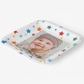 Adoptie Baby shower Fotopapier Borden Papieren Bordje (Gebogen)