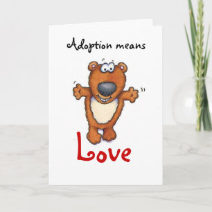 adoptie betekent liefde kaart
