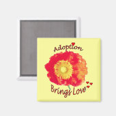 Adoptie brengt liefde magneet (Voorkant / Achterkant)
