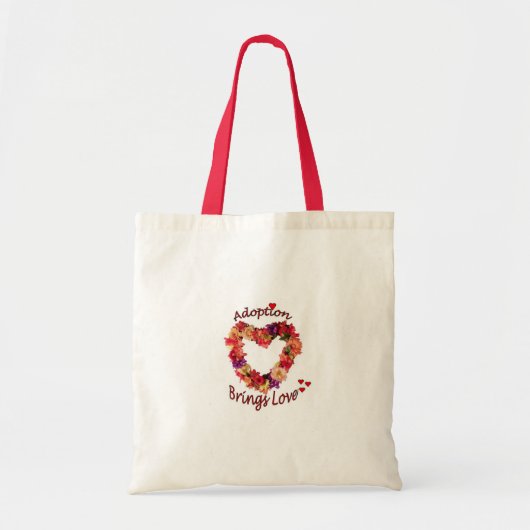 Adoptie Brings Love Bag Tote Bag (Voorkant)