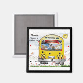 Adoptie Bus voor Cat's & Dog's Magnet (Voorkant / Achterkant)