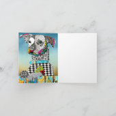 Adoptie- en reddings-Wenskaart voor honden Bedankkaart (Binnen)