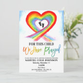 Adoptie Feest Uitnodiging (Staand voorkant)