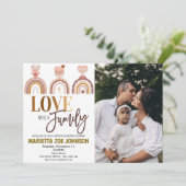 Adoptie Feest Uitnodiging (Staand voorkant)