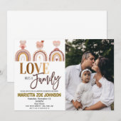 Adoptie Feest Uitnodiging (Voorkant / Achterkant)