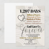 Adoptie Feest Uitnodiging (Voorkant / Achterkant)