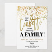 Adoptie Feest Uitnodiging (Voorkant / Achterkant)