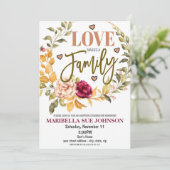 Adoptie Feest Uitnodiging (Staand voorkant)