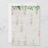 Adoptie Feestelijke Shower Woodland Dieren Kaart (Achterkant)