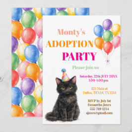 Adoptie Feestje Gotcha dag Schotse Kat Huisdier Kaart