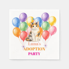Adoptie Feestje Gotcha dag Schotse Kat Huisdier Servet