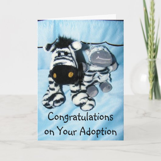 "ADOPTIE" FELICITATIES AAN U EN UW FAMILIE KAART (Voorkant)