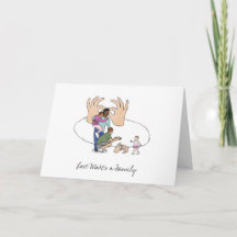 Adoptie felicitaties kaart