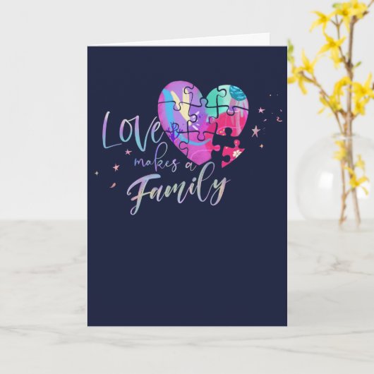 adoptie felicitatiewenskaart kaart (Gele Bloem)