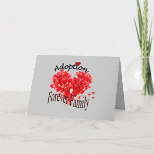 Adoptie Forever Family Card Kaart