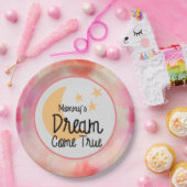 Adoptie Foster Kind familie welkom feest Droom Papieren Bordje (Feest)