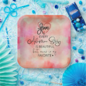 Adoptie Foster Kindergezin welkomstfeest Papieren Bordje (Feest)