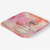 Adoptie Foster Kindergezin welkomstfeest Papieren Bordje (Gebogen)