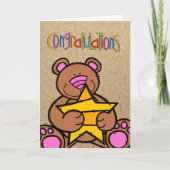 Adoptie gefeliciteerd groeten kaart (Voorkant)