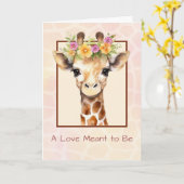 Adoptie Gefeliciteerd Meisje Sweet Safari Oerwoud Kaart (Gele Bloem)