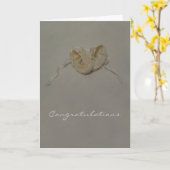 Adoptie Gefeliciteerd Wenskaart Kaart (Gele Bloem)