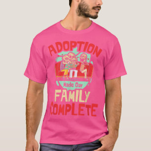 Adoptie I Family Skeleton Love Daughter Heart Son T-shirt