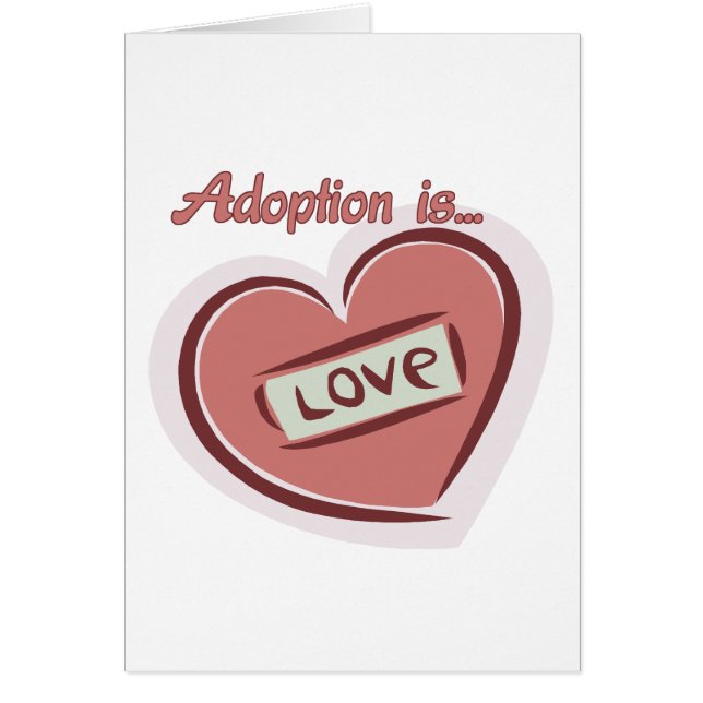 Adoptie is liefde (Voorkant)