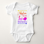 Adoptie kostte tijd, liefde gebeurde onmiddellijk romper (Voorkant)