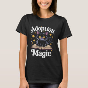 Adoptie Magie Kat Boekliefhebber T-shirt