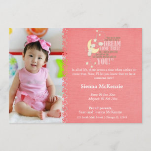 Adoptie meisje aankondiging