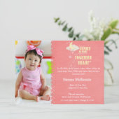 Adoptie meisje aankondiging (Staand voorkant)