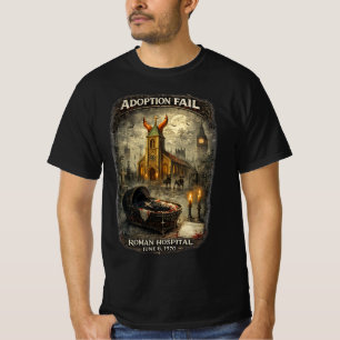 Adoptie Mislukt Heren Waarde Donker T-shirt