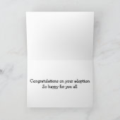 ADOPTIE = NIEUWE BABYPOP VAN JEZELF KAART (Binnen)