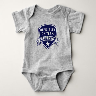 Adoptie "Officieel Team" Naam Kind Gotcha Day Romper