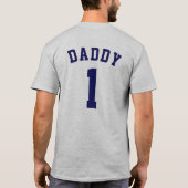 Adoptie "Officieel Team" Naam Ouder Gotcha Dag T-shirt (Achterkant)