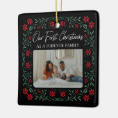 Adoptie Onze eerste Kerstmis als een Forever Famil Keramisch Ornament (Links)