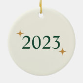 Adoptie "Onze wens kwam uit" Kerstmis Keramisch Ornament (Achterkant)