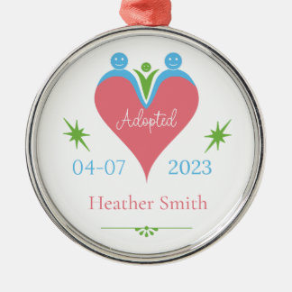 Adoptie Ornament Gepersonaliseerd als Eerste Kerst