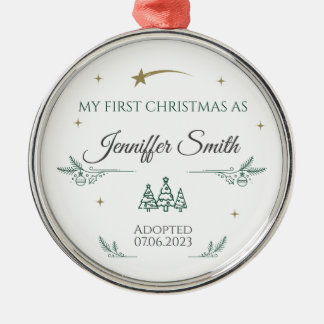 Adoptie Ornament Gepersonaliseerd als Eerste Kerst
