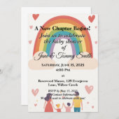 Adoptie Regenboog Baby shower Kaart (Voorkant / Achterkant)