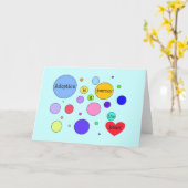 Adoptie Reis van Hart Cirkels Kaart (Gele Bloem)