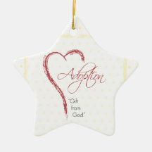 Adoptie, Religieus, Gele Stippen met Rode Hart
