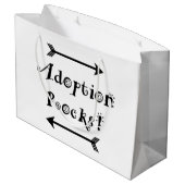 Adoptie Rocks. Large Cadeautasje (Achterkant Gekanteld)