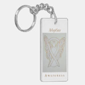 Adoptie Sleutelhanger White Ribbon Angel (Voorkant Links)