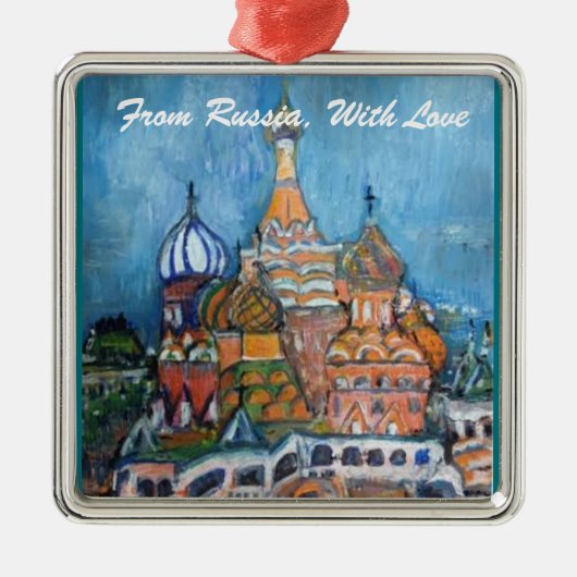 Adoptie "Uit Rusland..." Ornament van St. Basil (Voorkant)
