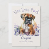 Adoptie van een Boxer, Gotcha-dag Kaart (Voorkant)