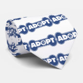 adoptie van honden en katten adopteren stropdas (Opgerold)