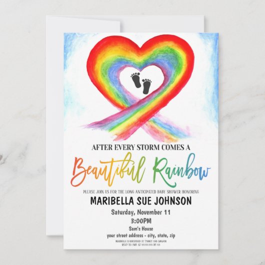 Adoptie Viering Uitnodiging (Voorkant)