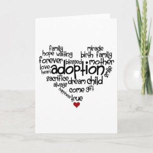 Adoptie-woorden Kaart
