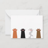 adoptiecertificaat notitiekaartje (Achterkant)